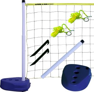 Park & Sun Sports Portable Indoor/Outdoor Swimming Pool Volleyball Net System