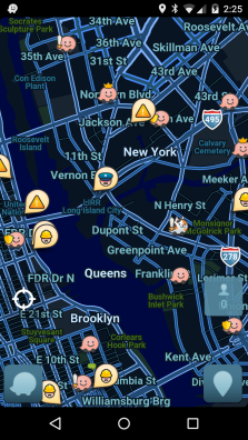 Waze Navigation Map