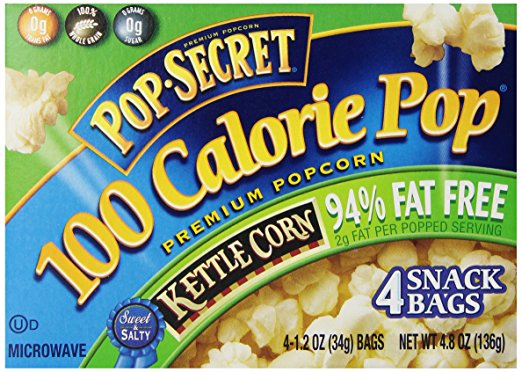 Pop Secret 94% Fat Free Butter Popcorn Box