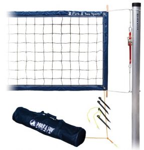 Park & Sun Sports Tournament 4000 Permanent Professional Outdoor Volleyball Net System