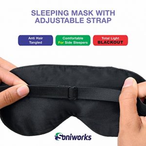 Soniworks Natural silk sleep mask & blindfold